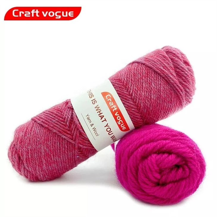blended acrylic yarn