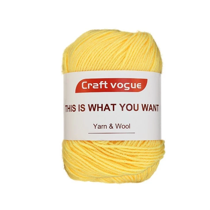 blue acrylic yarn