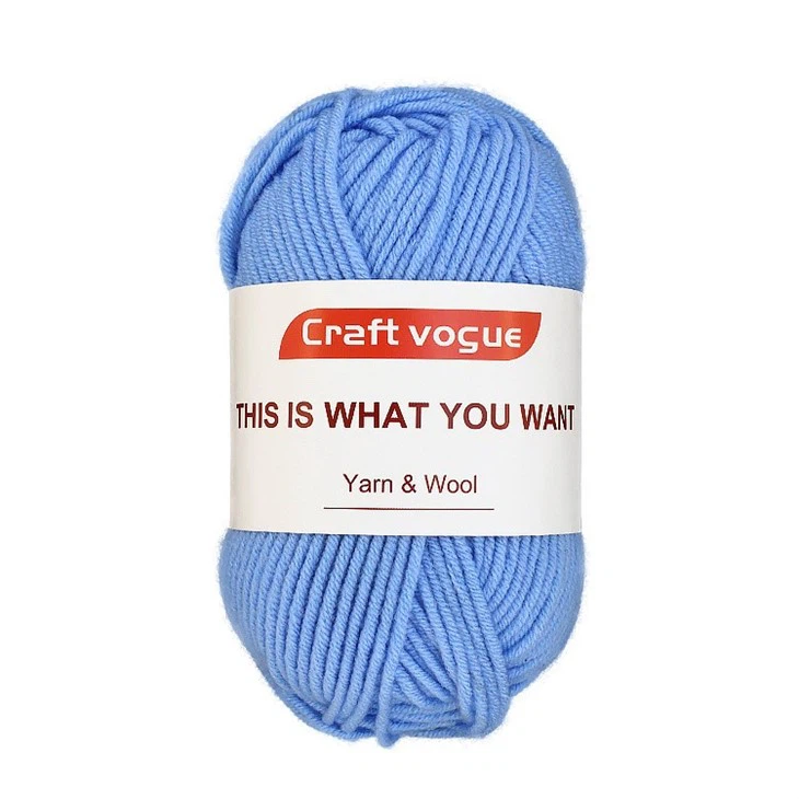 thick acrylic yarn